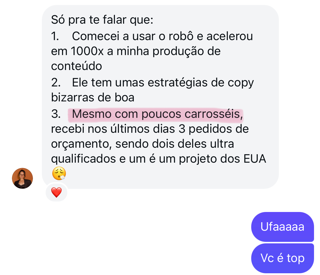 Depoimento sobre produção de conteúdo com o Robô de Narrativas
